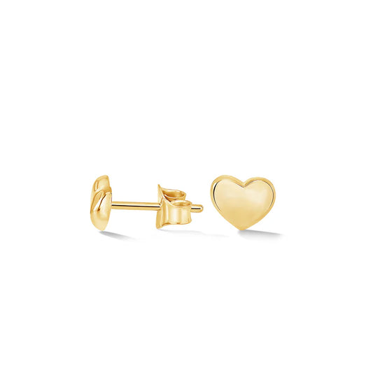 Mini Puff Heart Studs