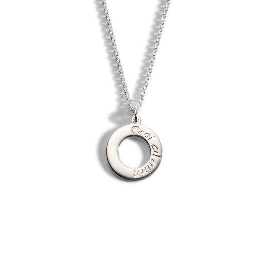 Croí álainn Children's Silver Pendant