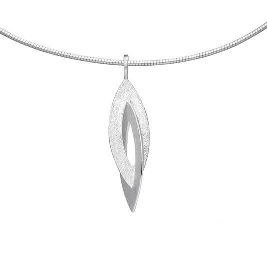 Silver Leaf Link Pendant