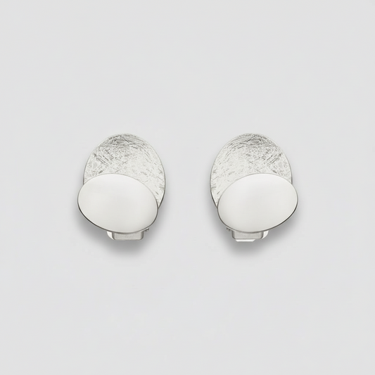 Oval Clip-On Earrings