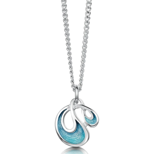 Storm Petite Enamel Pendant Necklace