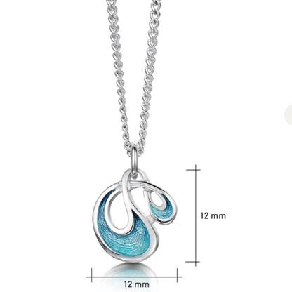 Storm Petite Enamel Pendant Necklace