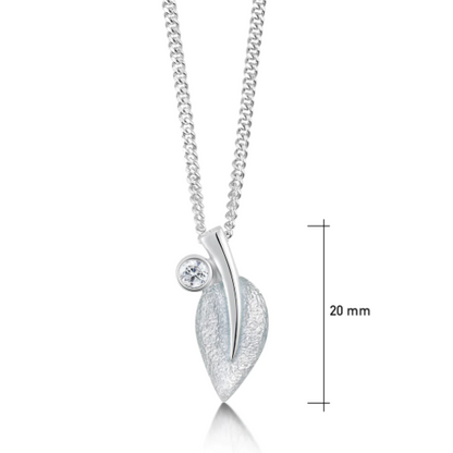 Rowan Single Leaf Pendant Necklace
