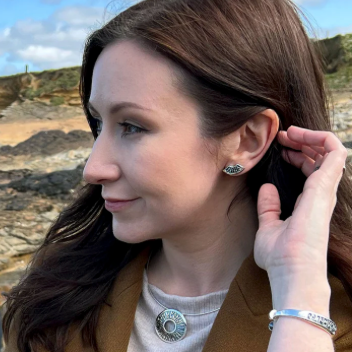 Runic 'Orkney' Small Stud Earrings