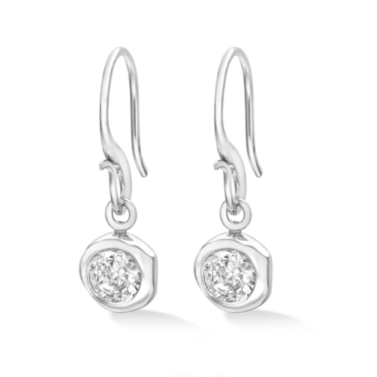 Silver Dewdrop Earrings