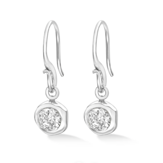 Silver Dewdrop Earrings