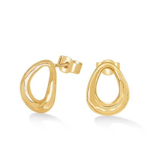 Large Entwined Oval Studs