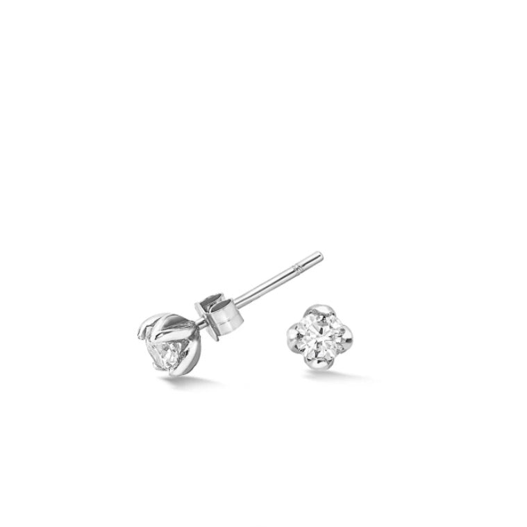 White Topaz Orissa Stud Earrings