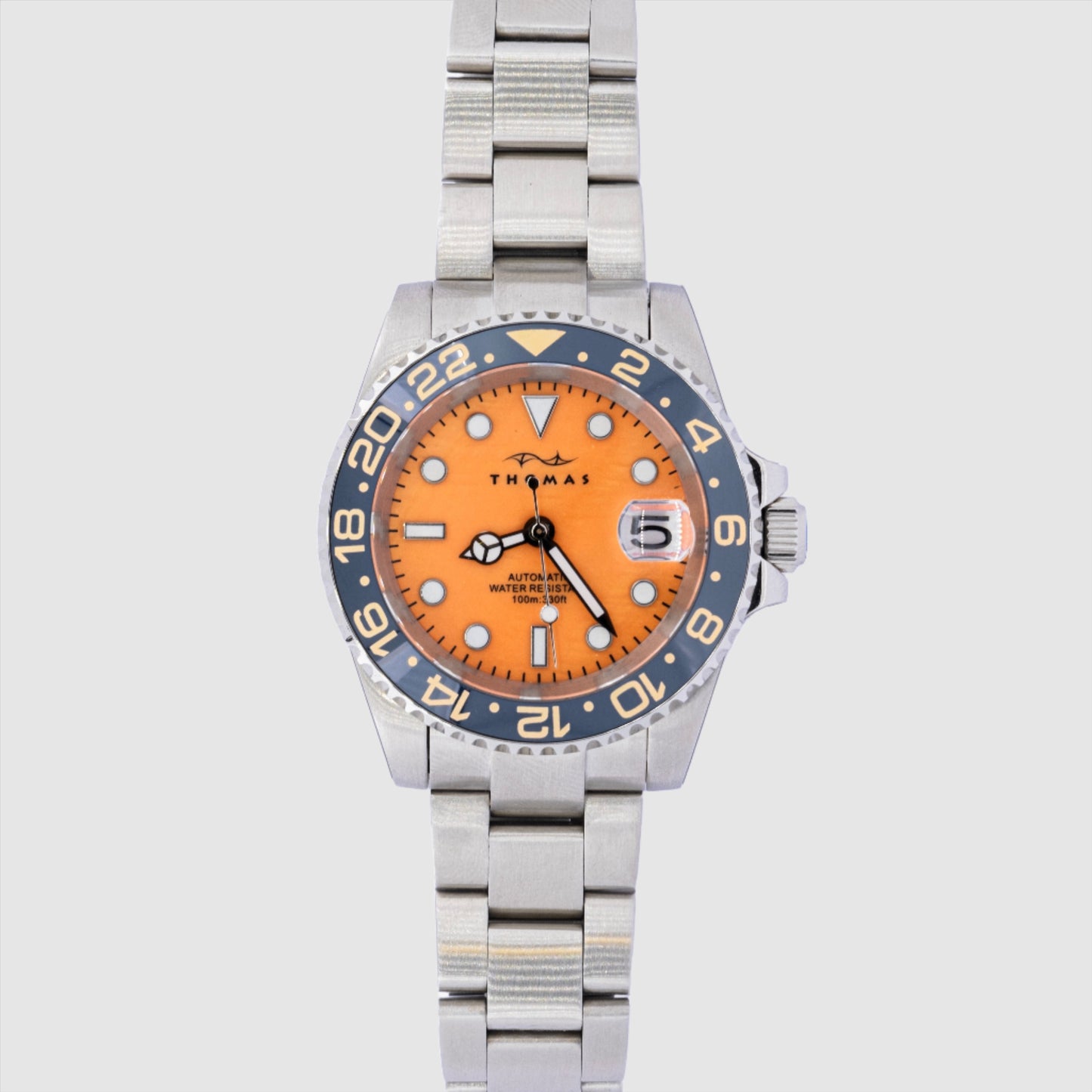 Thomas Diver 40mm Automatic Watch Orange