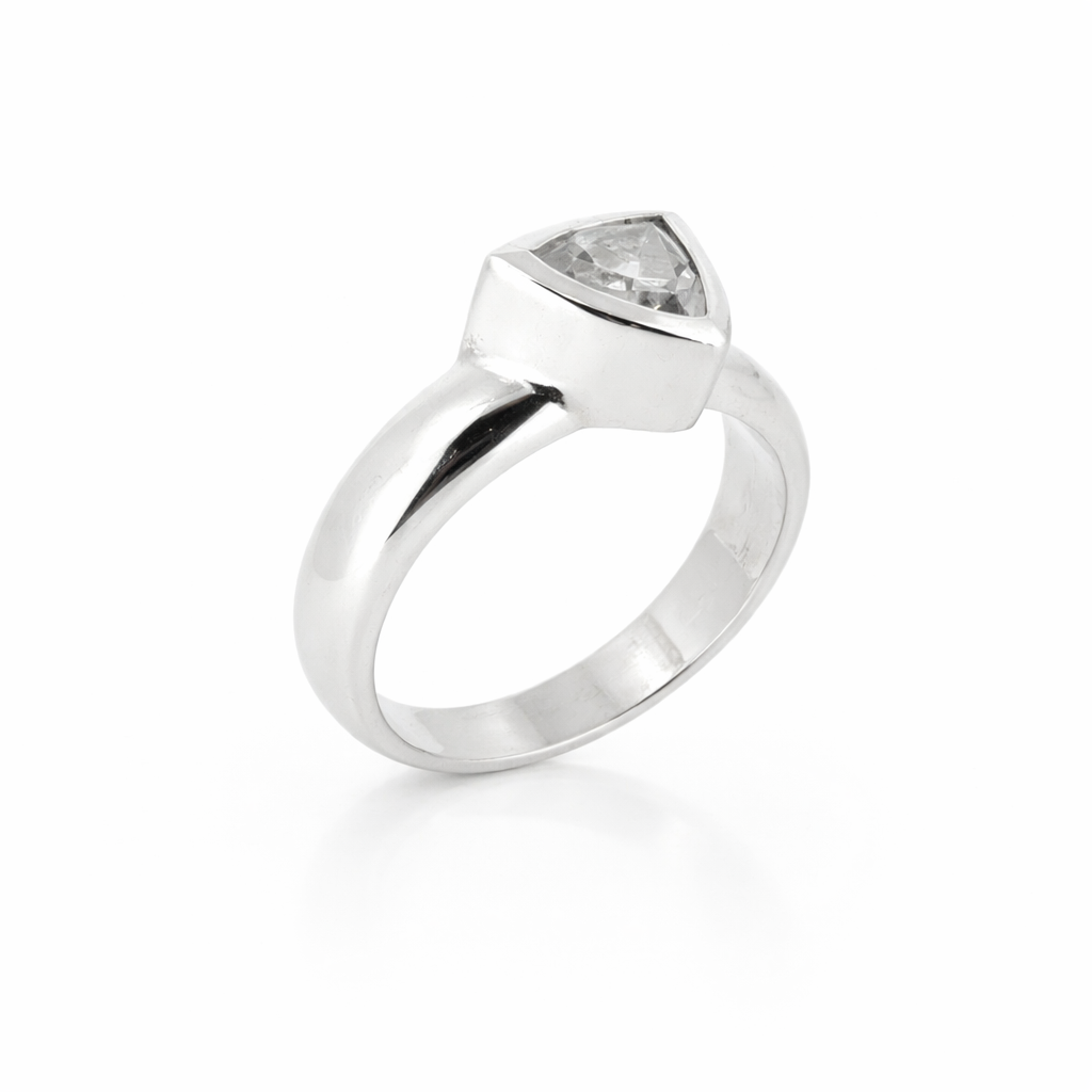 Trillion Topaz Ring