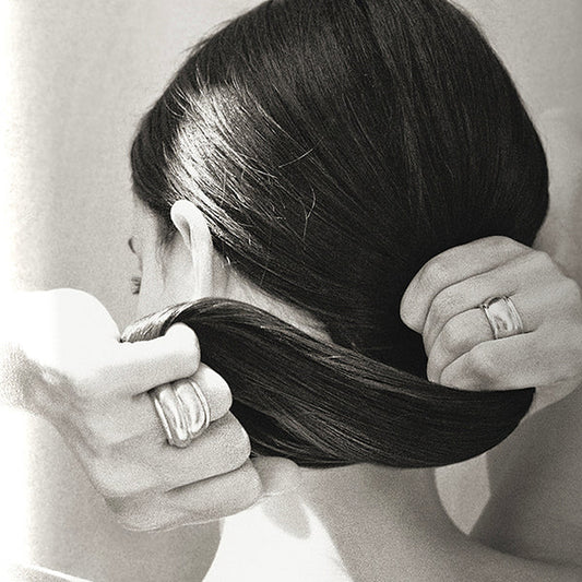 Ecos - Silver Double Ring