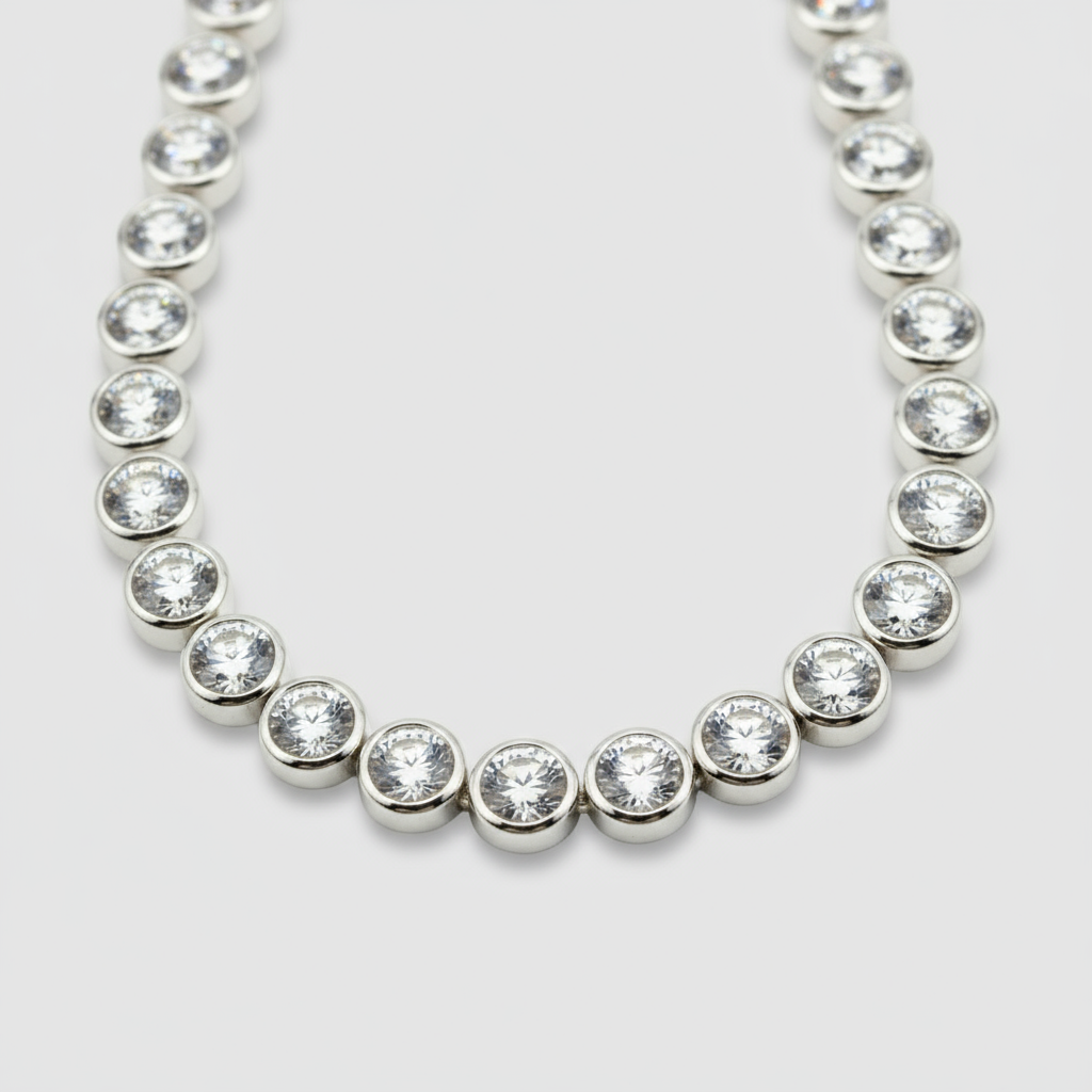 make it a tennis necklace