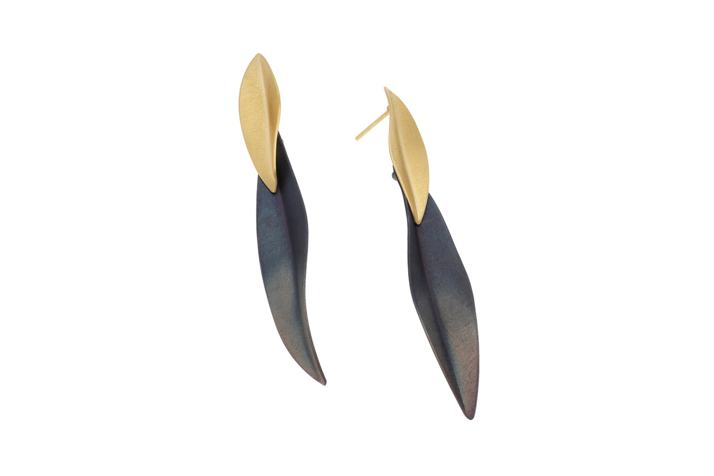 Double Leaf Earrings