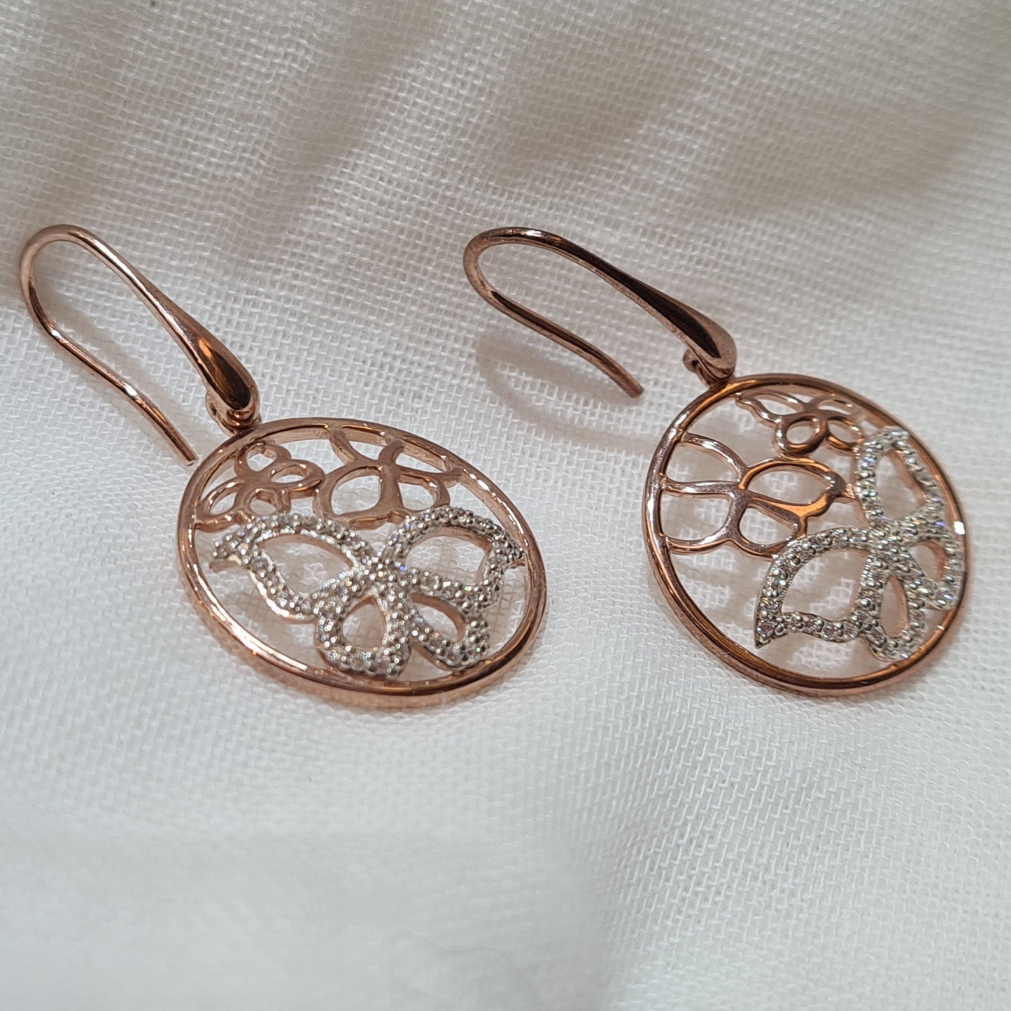 Rose Gold Drop Earrings