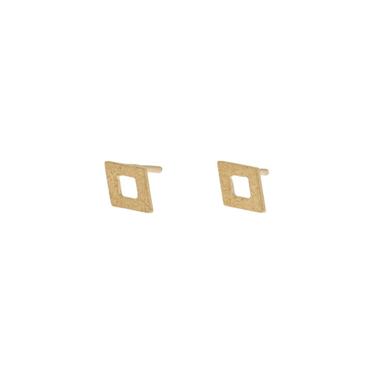 Open Diamond Shaped Studs