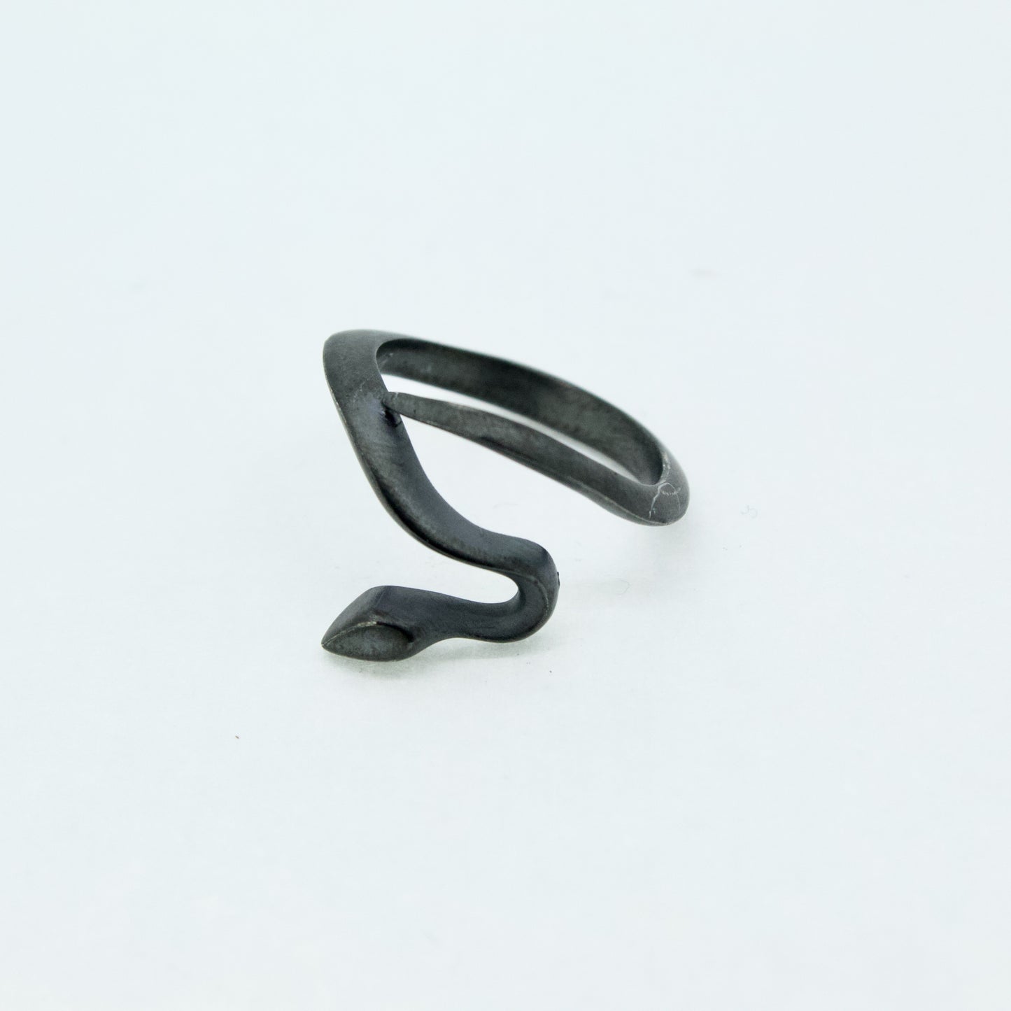 'Schlangenring' Snake Ring - Oxidised