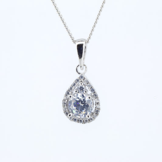 Silver CZ Pendant