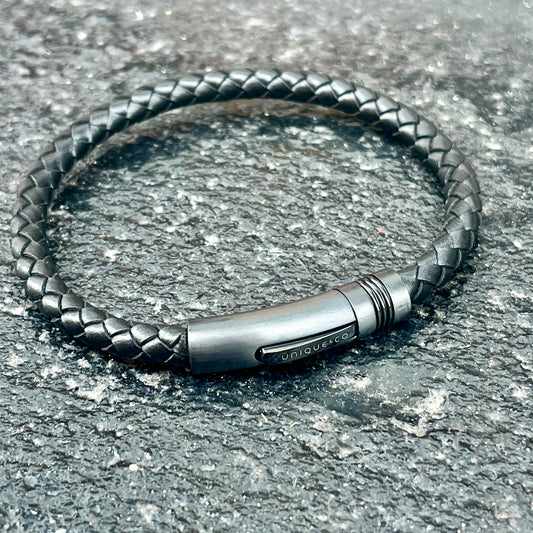 Black Leather Bracelet