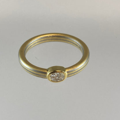 Gold Solitaire Engagement Ring