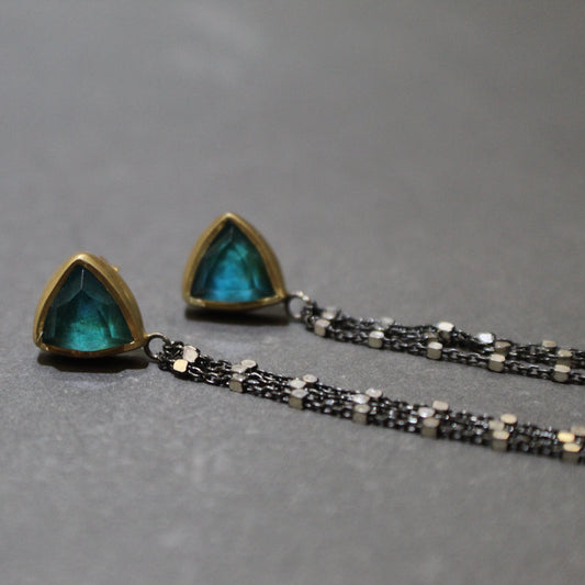 Chrysocolla Drop Earrings