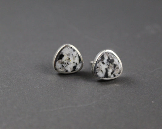Donegal Granite Square Stud Earrings