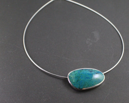 Statement Chrysocolla Necklet