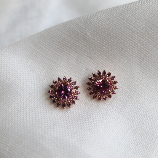 Rose Stud Earrings