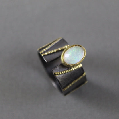Featured Stripe Opal Ring