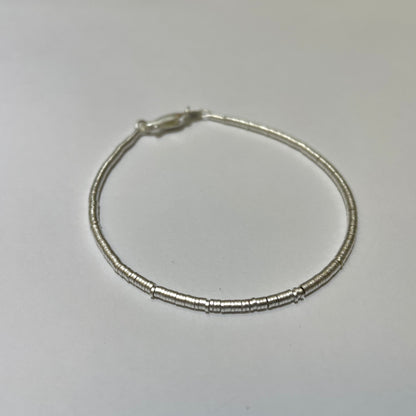 Silver Beaded Bracelet