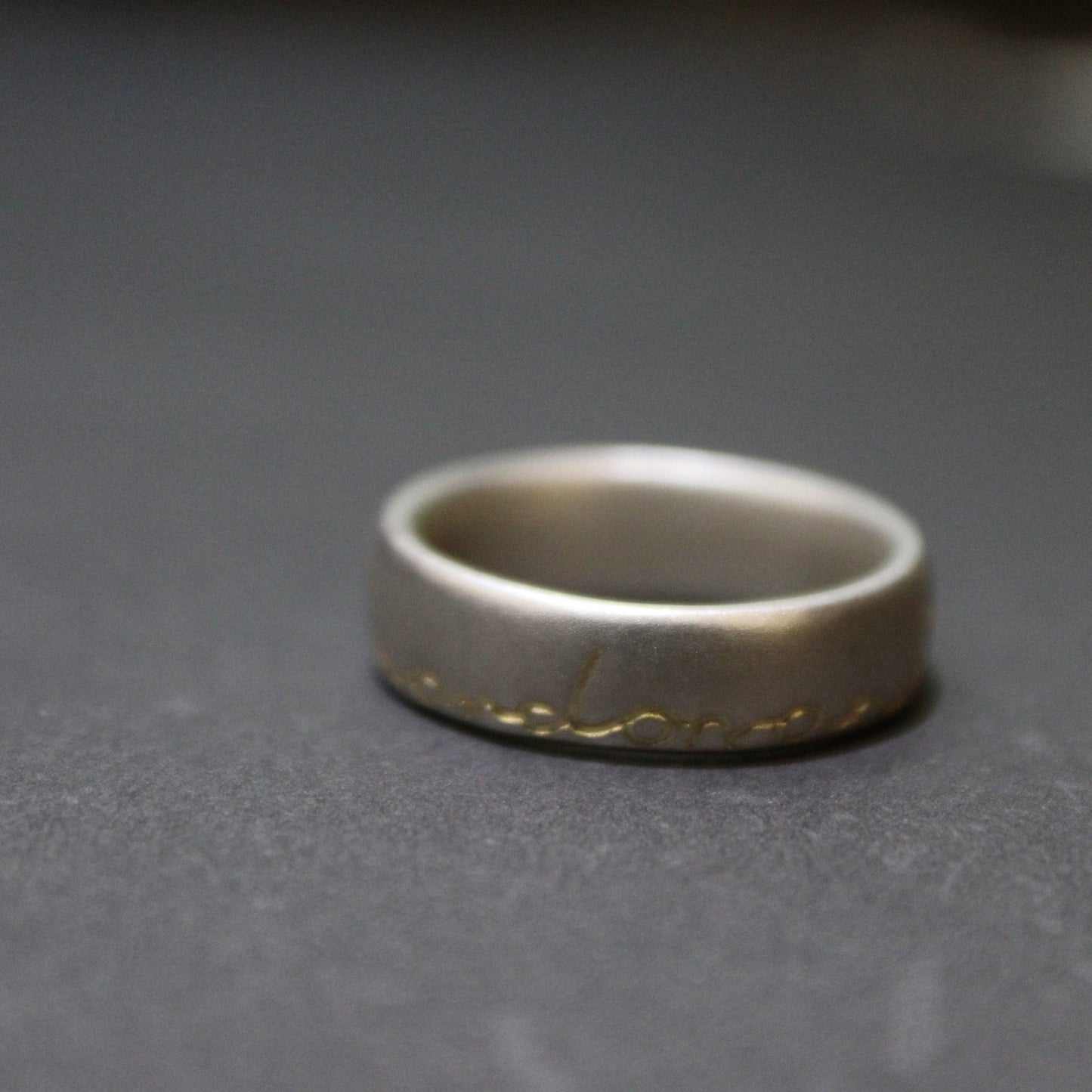 Silver Undulating 'on and on' Ring