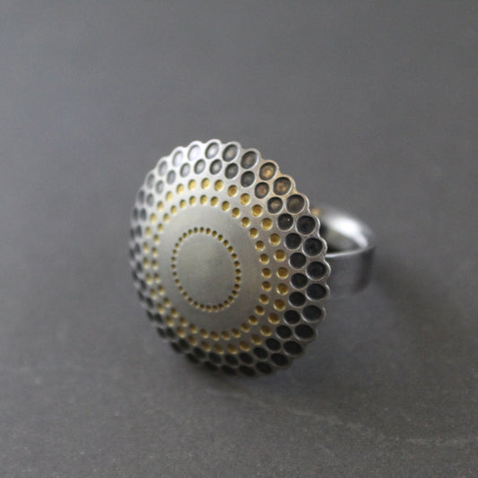 Statement Mandela Silver Ring