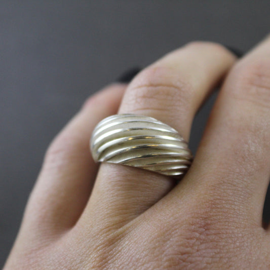 Layered Dome Ring
