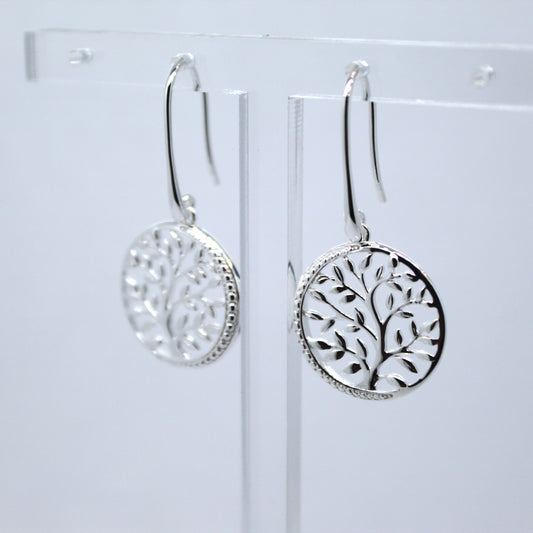 Silver Drop Earrings