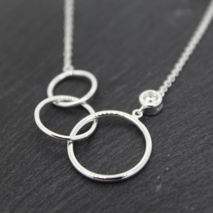 Silver Circle Necklace