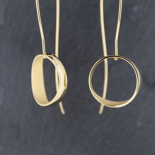 Drop Hoop Earrings