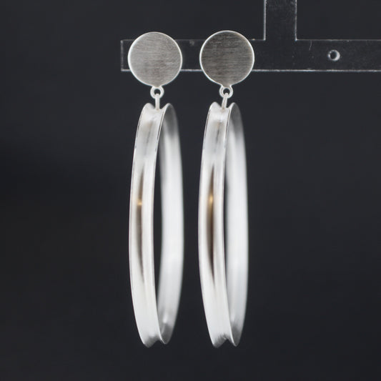 Silver Hoop Earrings