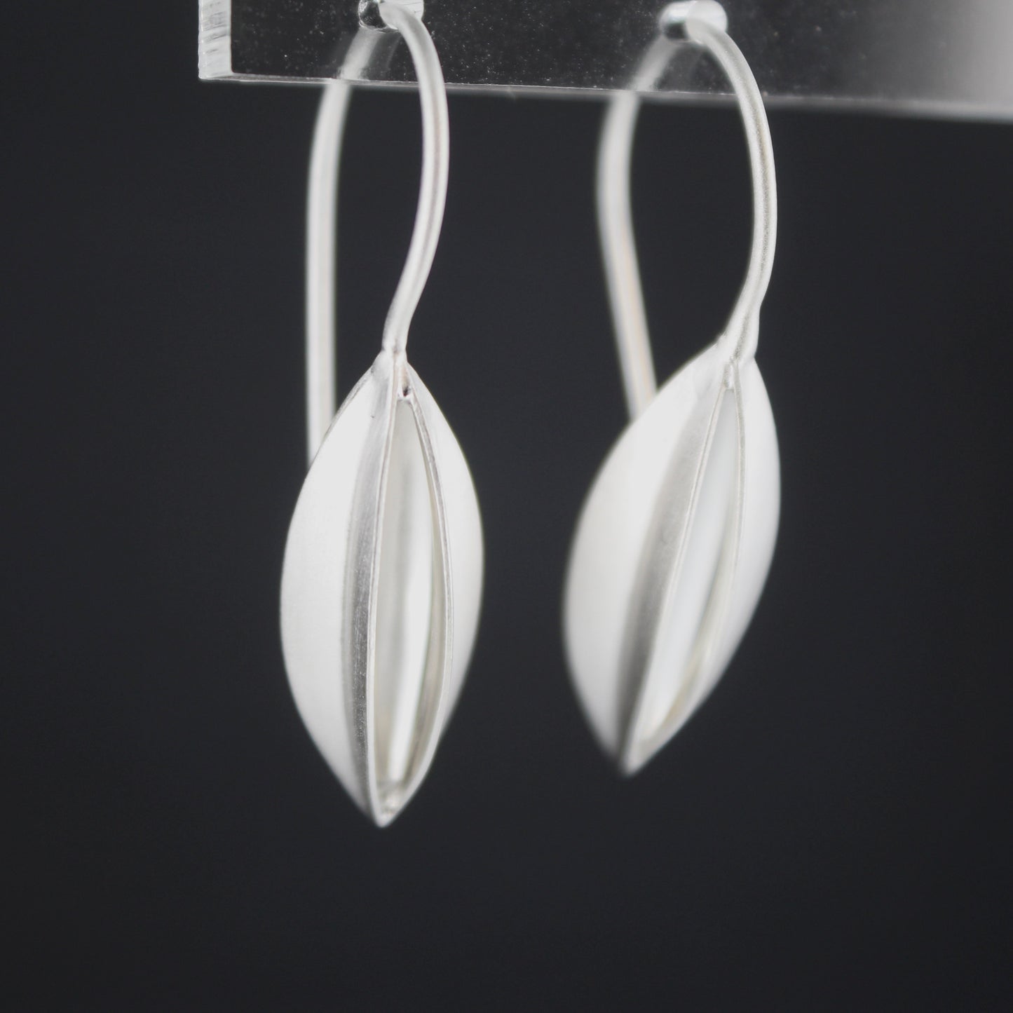 Silver Snowdrop Earrings