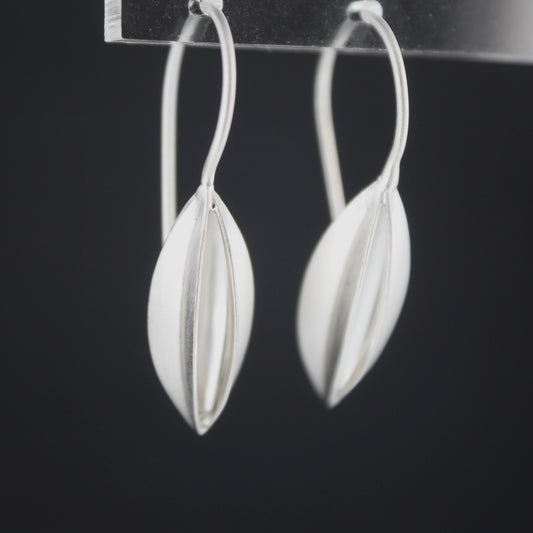 Silver Snowdrop Earrings