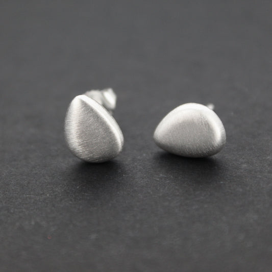 Silver Oval Studs