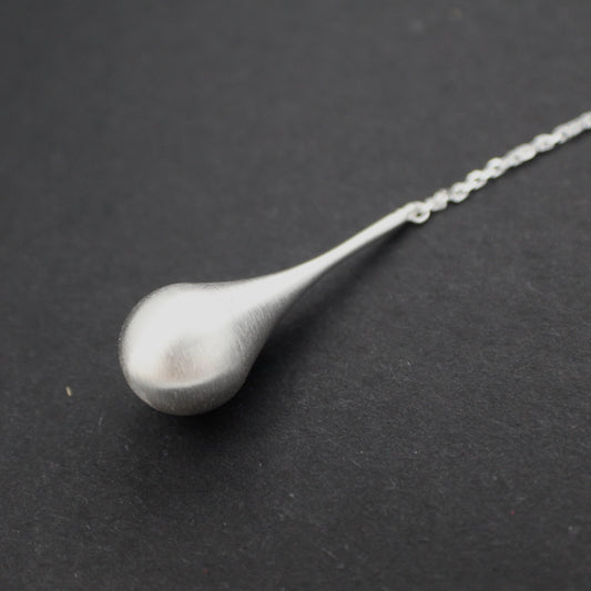 Silver Teardrop Necklace