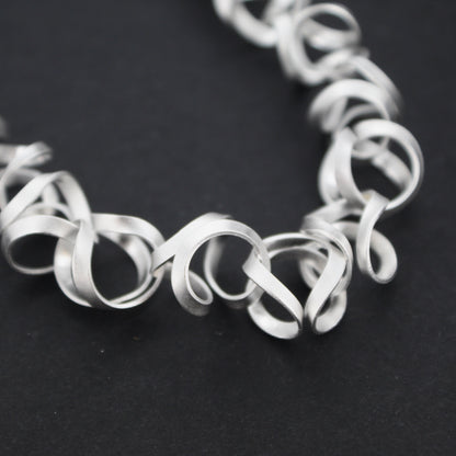 Silver Twist Necklace