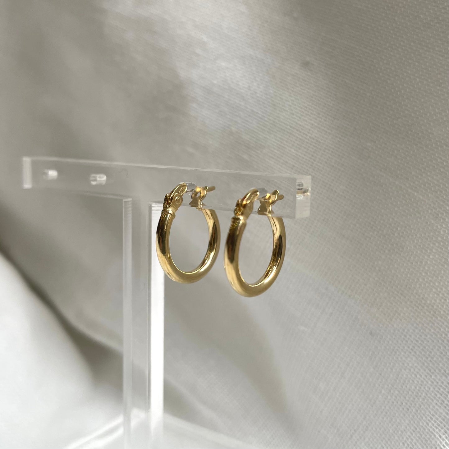 10mm Gold Hoops