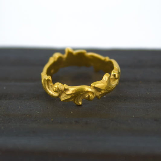 'Lysette' Gold-plated Ring