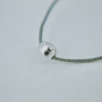 'Mini Utopia' Thread Bracelet (Grey)