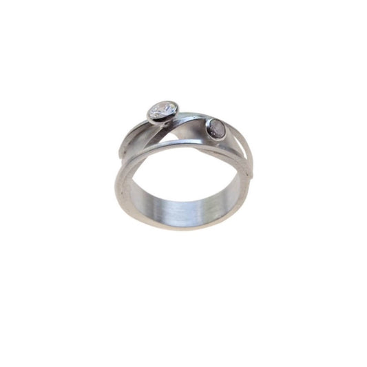 Silver Twist Ring