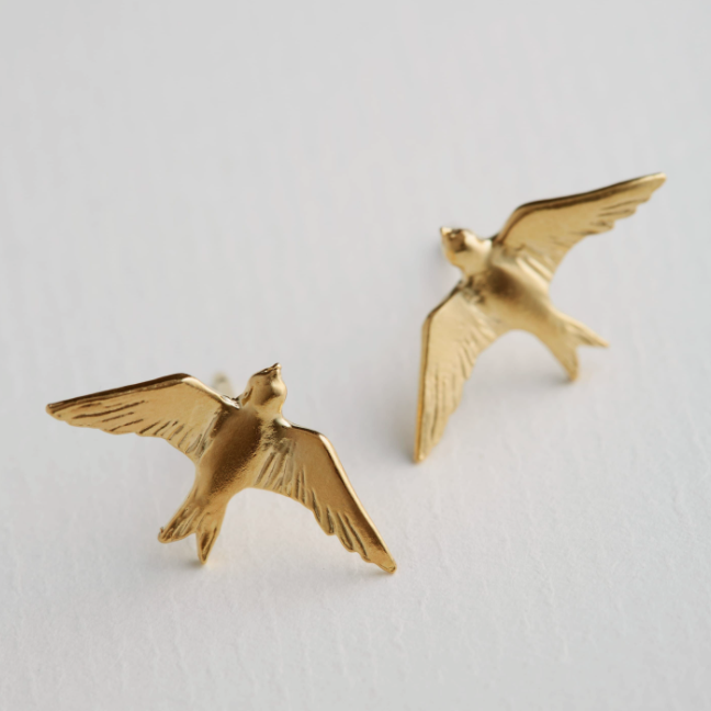 Flying Swallow Earrings
