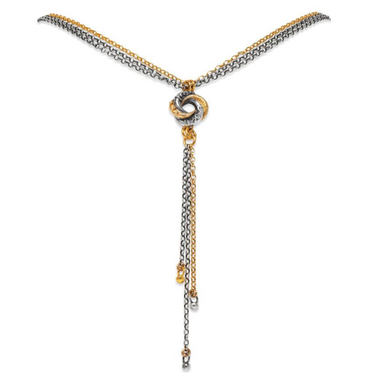 16" Fine Mini Loveknot Necklace