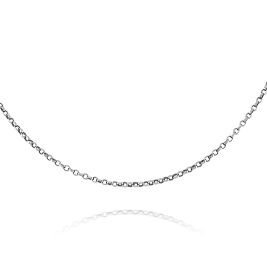 Extra Fine Oval Belcher Chain 16"