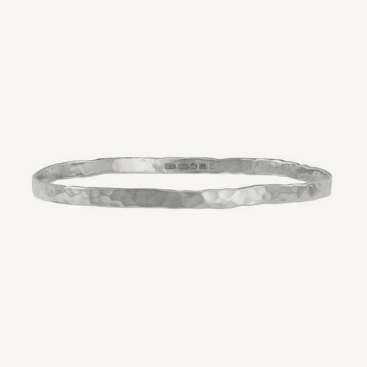 4mm Hammered Nomad Bangle