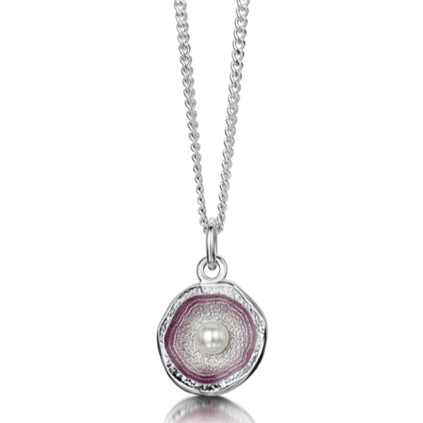 Lunar Pearl Small Pendant Necklace